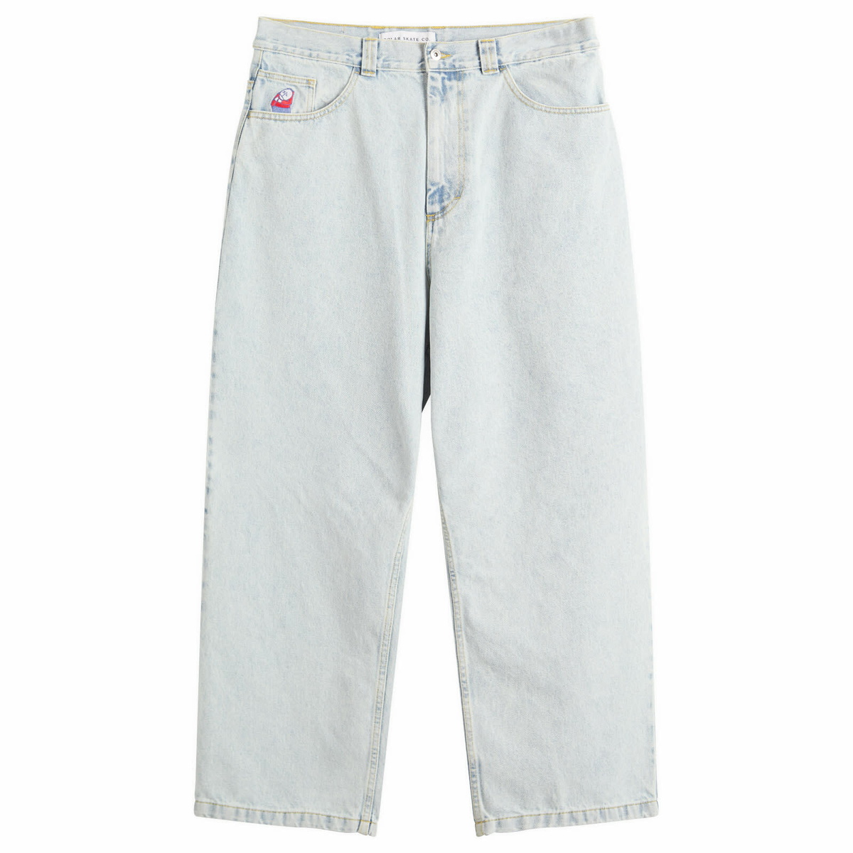 Polar skate co big boy jeans 白ステッチ希少 Big Boy Pants - Light Blue – Polar Skate Co.