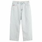Polar Skate Co. Men's OG Logo Big Boy Jeans in Light Blue