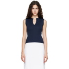 FLORE FLORE Navy Iman Tank Top