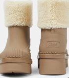 Chloé Raina shearling-lined ankle boots