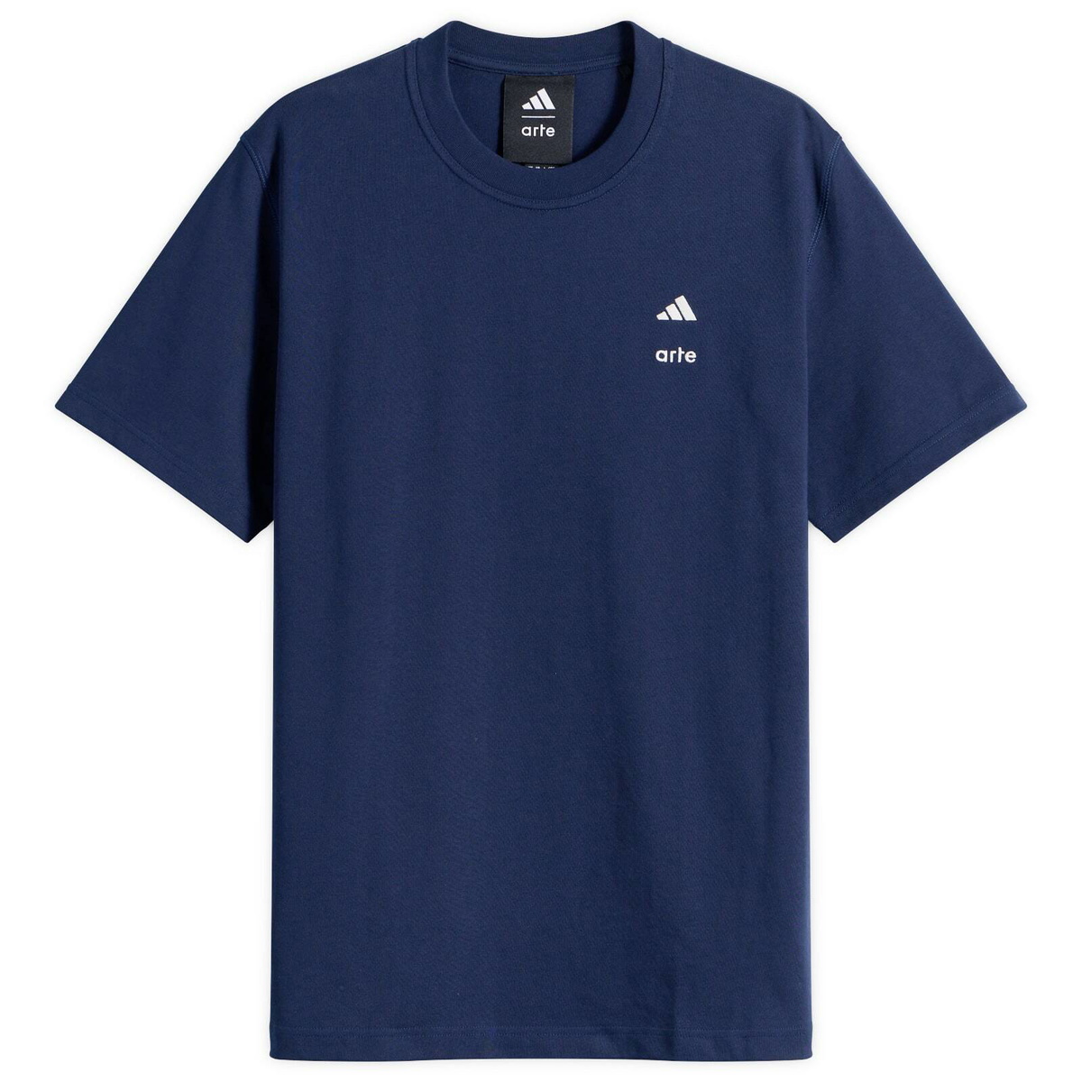 Adidas Men's x Arte T-Shirt in Collegiate Navy/Off White
