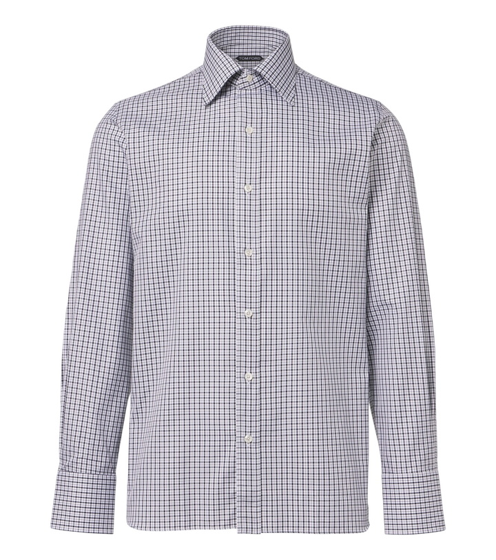 Photo: Tom Ford Checked cotton shirt
