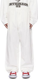Maison MIHARA YASUHIRO White Light Oxford Easy Trousers