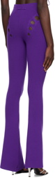 Jean Paul Gaultier Purple Openworked Lounge Pants