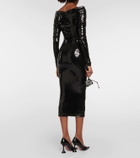 Alexandre Vauthier Sequined strapless gown