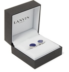 Lanvin - Rhodium-Plated Sodalite Cufflinks - Silver