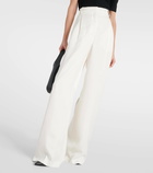 Alexander McQueen High-rise wide-leg suit pants