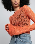 Marco Rambaldi Womens Sweater in Orange