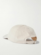 Drake's - Logo-Appliquéd Cotton-Corduroy Baseball Cap