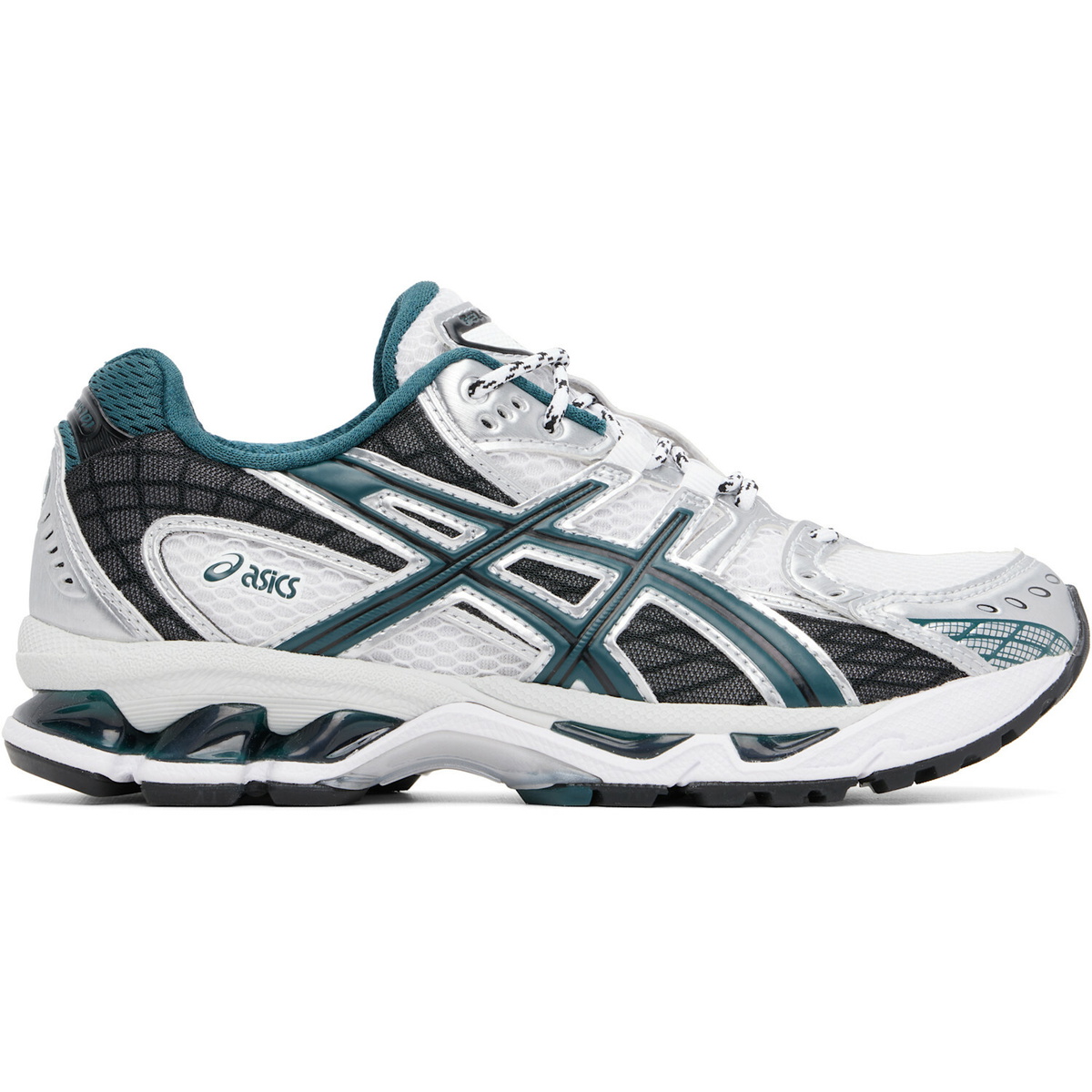 ASICS White & Black Gel-Nimbus 10.1 Sneakers