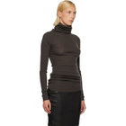 Rick Owens Gray Tower LS Tube Turtleneck