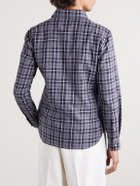 TOM FORD - Checked Cotton-Twill Shirt - Gray