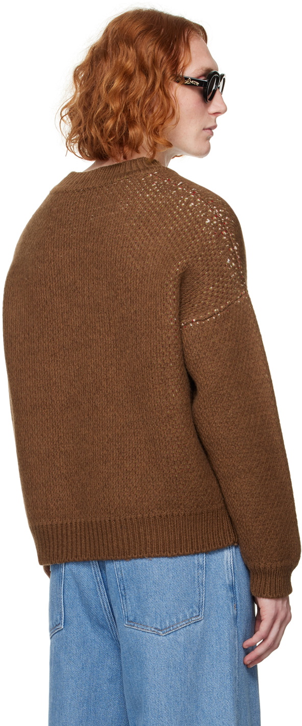 Glass Cypress Brown Fruit Medley Sweater