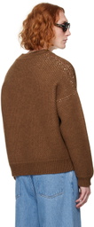 Glass Cypress Brown Fruit Medley Sweater