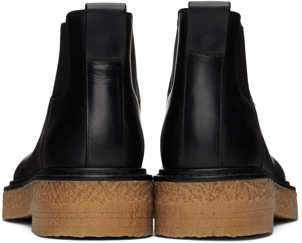 Bottega Veneta Black Haddock Chelsea Boots