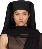 Rick Owens Black Hollywood Wig Hat
