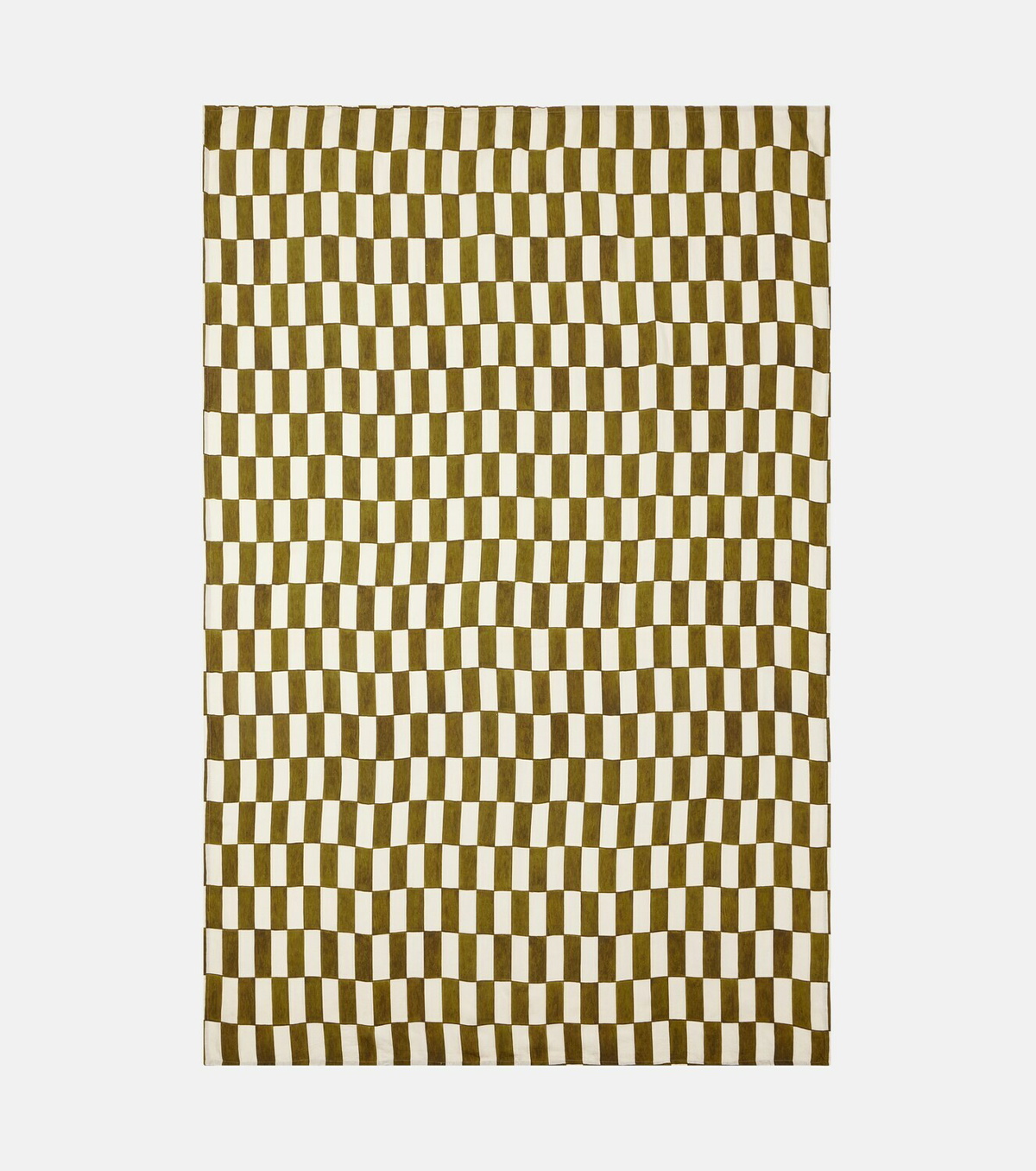 Once Milano Checked linen tablecloth