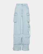 Steve Madden Duo Pant In Lightweight Denim Pants in Blue