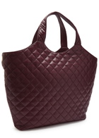 Saint Laurent Icare Quilted Leather Tote bag - Bordeaux - One Size