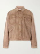 RRL - Cotton-Canvas Trucker Jacket - Red