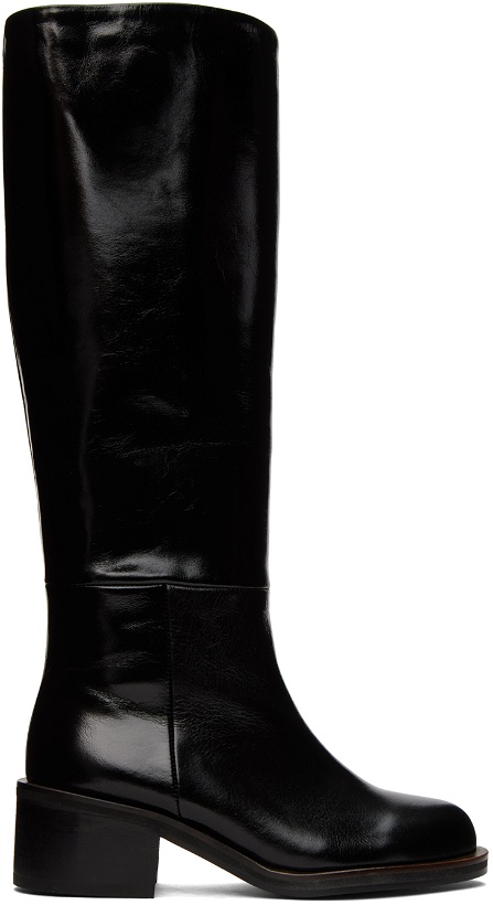 Photo: Reike Nen Black Grained Tall Boots