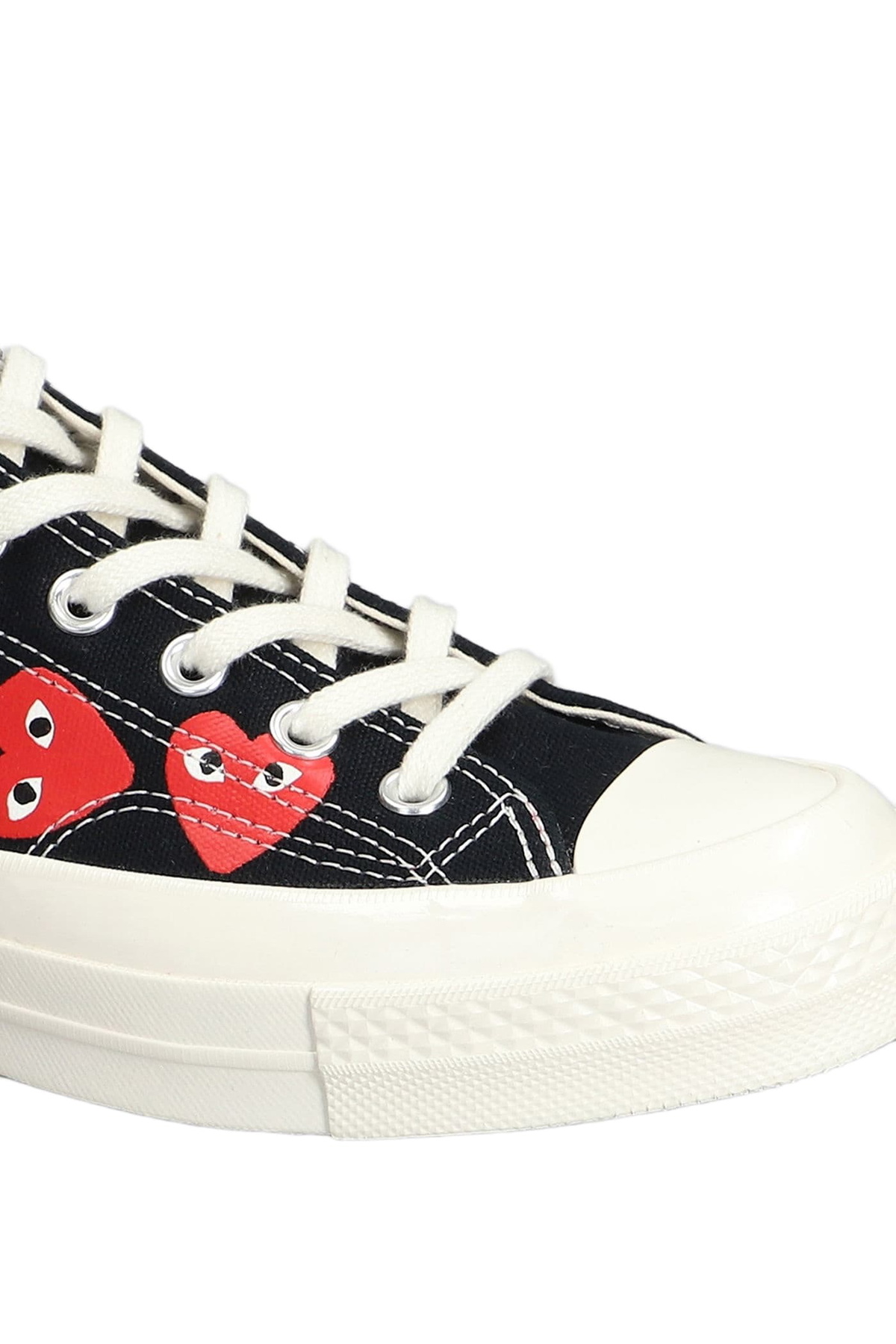 Comme des Garçons Play Chuck 70 Cdg Low Sneakers In Black Cotton