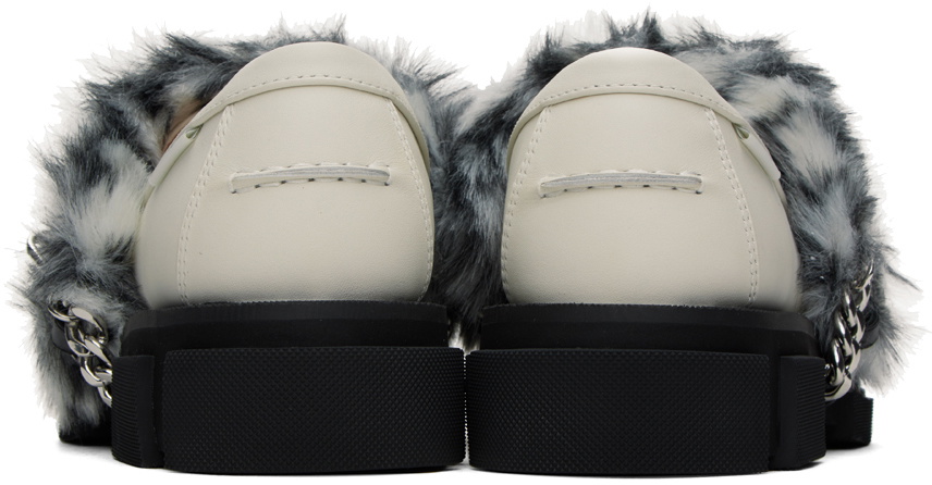 both White Gao Loafers