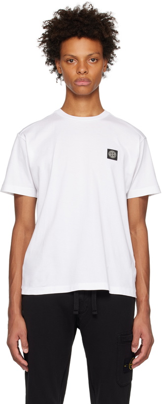 Photo: Stone Island White Patch T-Shirt