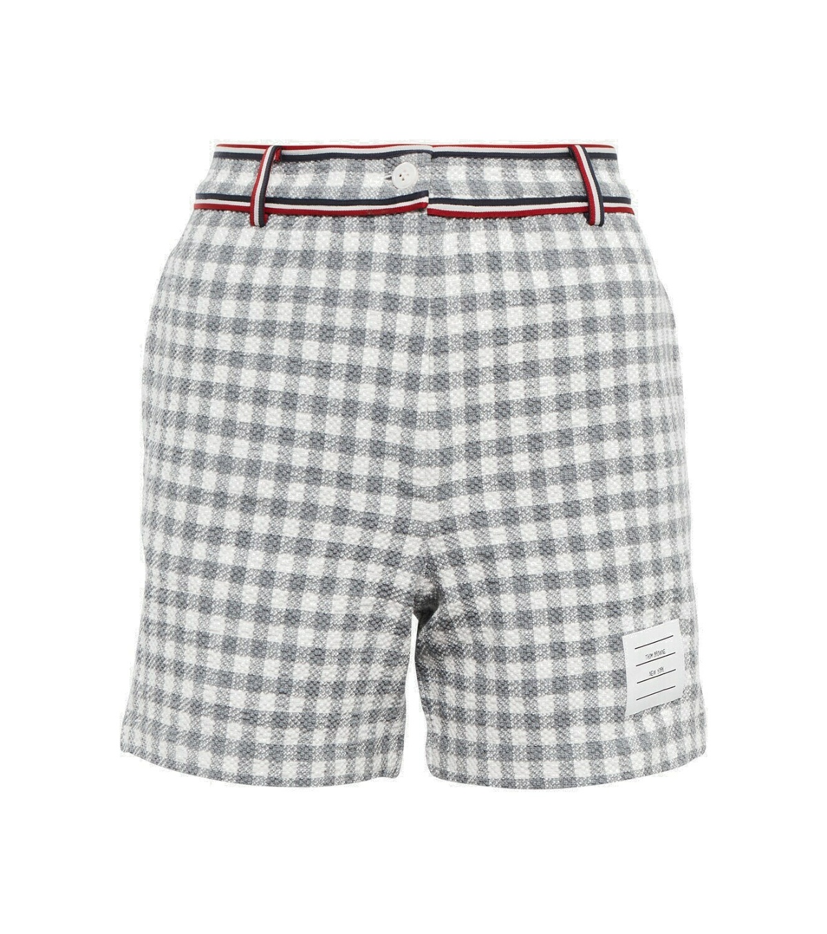Thom Browne - High-rise gingham cotton shorts Thom Browne