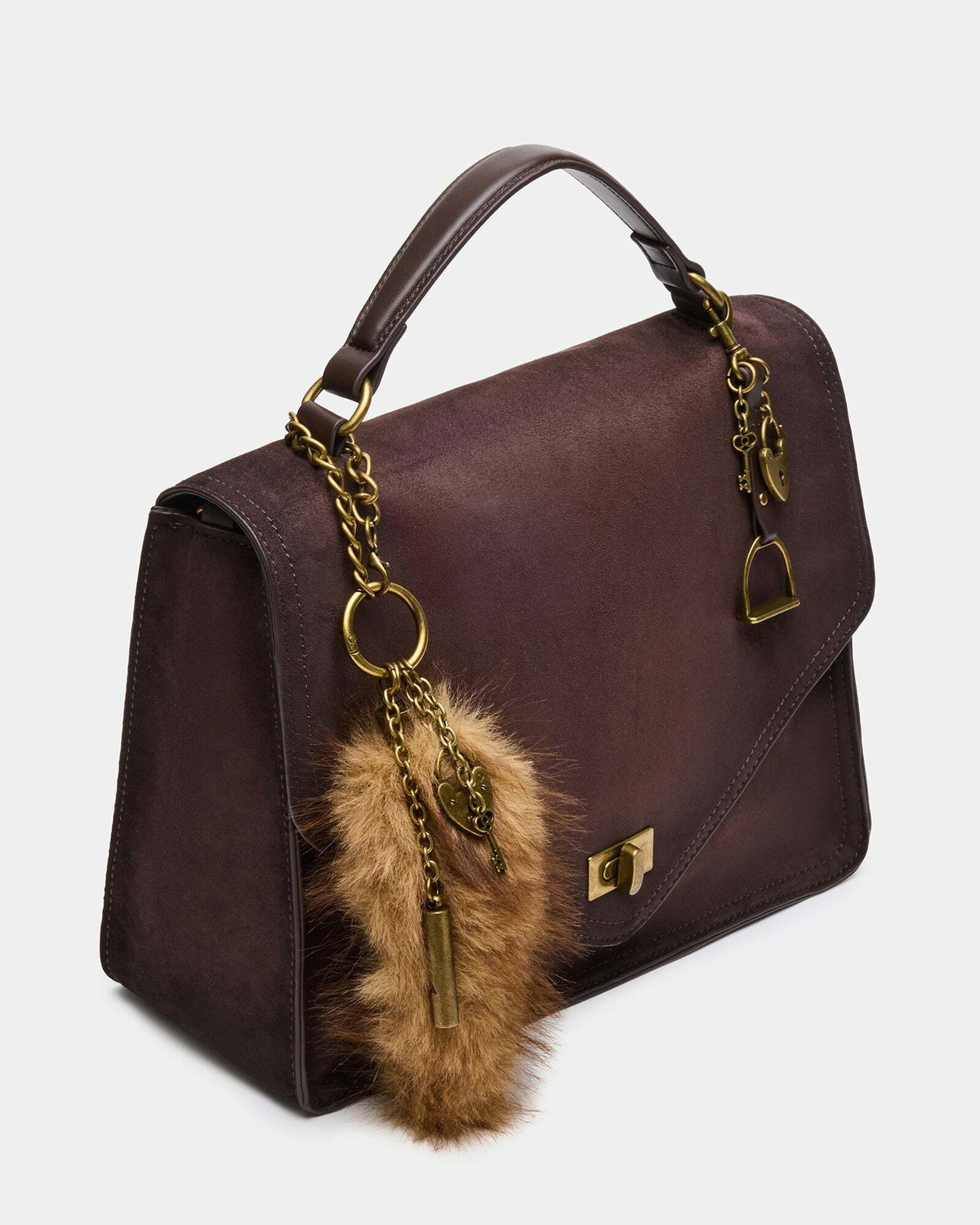 Steve Madden Btheia-S Bag in Chocolate Fabric