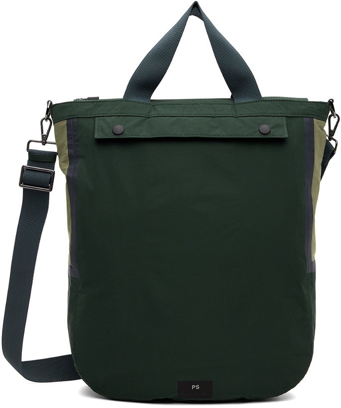 Photo: PS by Paul Smith Green Patch Pocket Tote