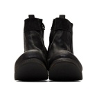 Boris Bidjan Saberi Black Zip-Up Boots