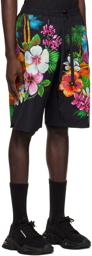 Dolce & Gabbana Black Jogging Shorts