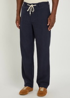 Paige Tiano Woven Trousers Navy