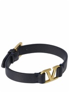 VALENTINO GARAVANI - V Logo Leather Bracelet
