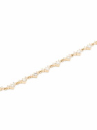 Lizzie Mandler Fine Jewelry 18K Yellow Gold V-Link Tennis Necklace