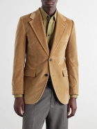 Husbands - Cotton-Velvet Blazer - Yellow
