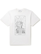 Marine Serre - Printed Cotton-Jersey T-Shirt - White