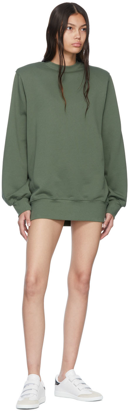 WARDROBE.NYC Green Cotton Sweatshirt