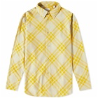 Burberry Men's Check Shirt in Knight Ip Check