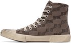 Balenciaga Taupe Paris Sneakers