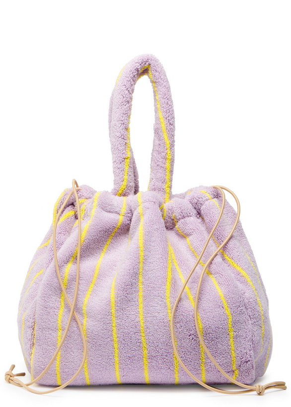 Photo: Bongusta Naram Small Striped Terry bag - Lilac - One Size