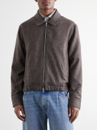 Officine Générale - Marlino Houndstooth Virgin Wool Overshirt - Brown