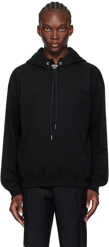 Photo: Versace Black 'La Medusa' Hoodie