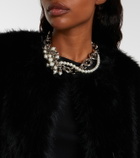 Simone Rocha Embellished faux pearl necklace