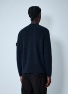 Stone Island Rib Logo Patch Sweater