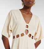 Eres Connection cutout jersey minidress