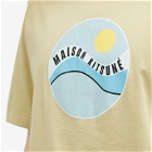 Maison Kitsuné Men's Pop Wave Comfort T-Shirt in Canvas
