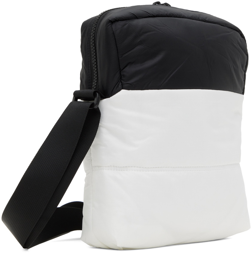 The North Face Black & White Nuptse Bag The North Face