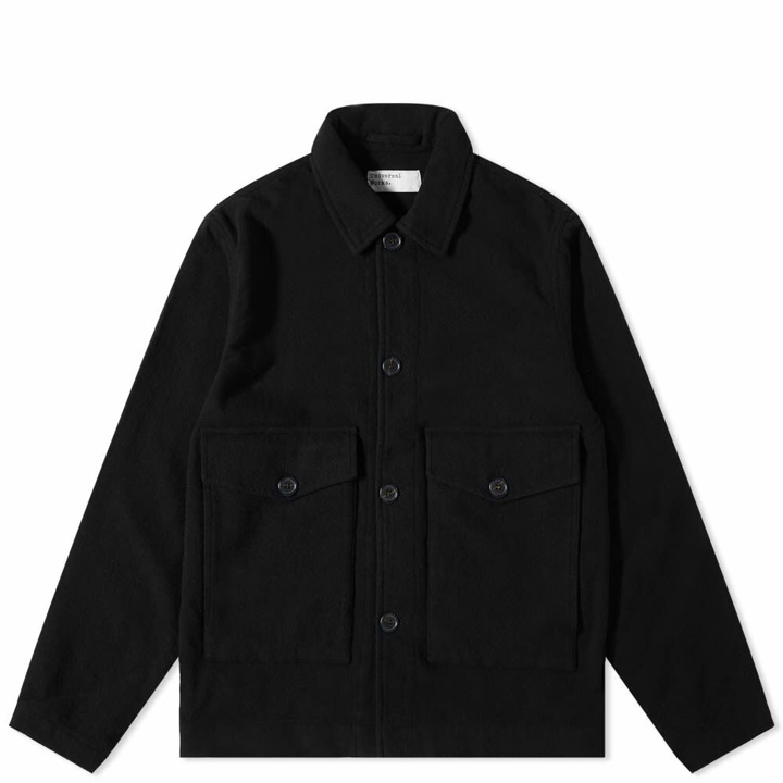 Photo: Universal Works Men's Soft Wool Watchman II Jacket in Black
